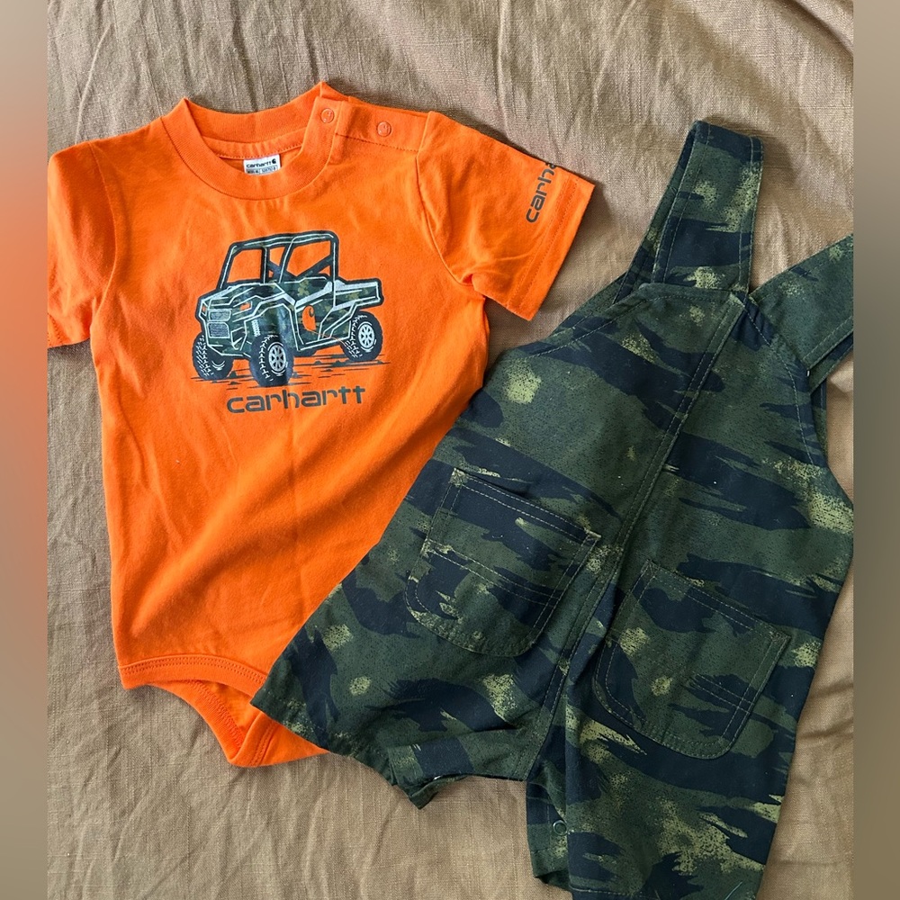 Little Boys Carhartt Outfit, 18m